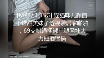 [MP4/ 1.15G] 猫猫咪儿颜值不错甜美妹子透视装居家啪啪，69交粉绳捆绑单腿网袜大力抽插猛操