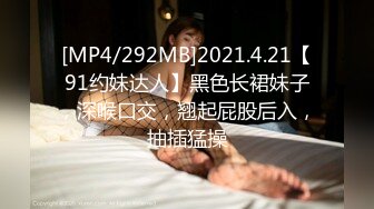 [MP4/292MB]2021.4.21【91约妹达人】黑色长裙妹子，深喉口交，翘起屁股后入，抽插猛操