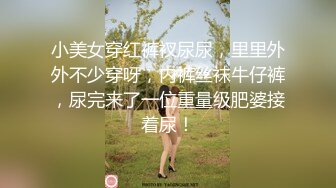 小美女穿红裤衩尿尿，里里外外不少穿呀，内裤丝袜牛仔裤，尿完来了一位重量级肥婆接着尿！