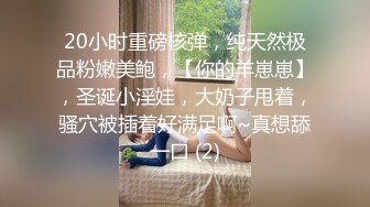 20小时重磅核弹，纯天然极品粉嫩美鲍，【你的羊崽崽】，圣诞小淫娃，大奶子甩着，骚穴被插着好满足啊~真想舔一口 (2)