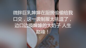 微胖巨乳婶婶在厨房偷偷给我口交，这一袭制服太挑逗了，边口边摸婶婶的大奶子 人生巅峰！