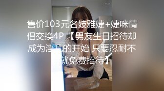 售价103元名妓雅婕+婕咪情侣交换4P 【男友生日招待却成为淫乱的开始 只要忍耐不射就免费招待】