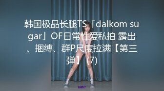 韩国极品长腿TS「dalkom sugar」OF日常性爱私拍 露出、捆缚、群P尺度拉满【第三弹】 (7)