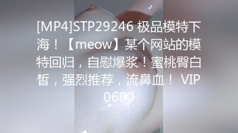 [MP4]STP29246 极品模特下海！【meow】某个网站的模特回归，自慰爆浆！蜜桃臀白皙，强烈推荐，流鼻血！ VIP0600