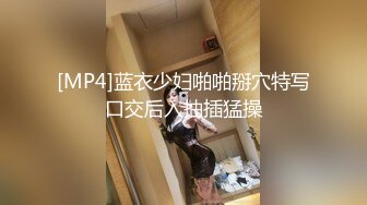 [MP4]蓝衣少妇啪啪掰穴特写口交后入抽插猛操