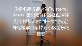 [MP4]最近很火的Twitter知名户外露出网红FSS蜂鸟箱任务全裸从23楼到一楼到指定蜂鸟箱拿自慰棒到小区游乐场自慰