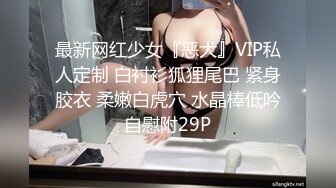 最新网红少女『恶犬』VIP私人定制 白衬衫狐狸尾巴 紧身胶衣 柔嫩白虎穴 水晶棒低吟自慰附29P