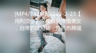 [MP4/742MB]2023-2-23【用利顶你】深夜极品外围美女，自带豹纹短裙，性感热舞骚的很