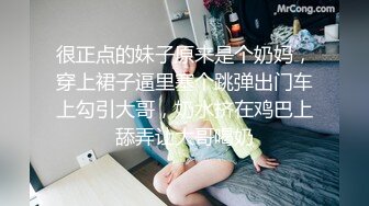 很正点的妹子原来是个奶妈，穿上裙子逼里塞个跳弹出门车上勾引大哥，奶水挤在鸡巴上舔弄让大哥喝奶