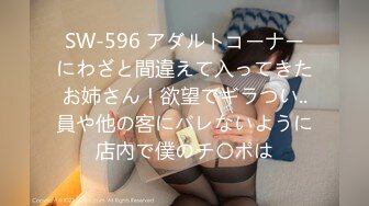 SW-596 アダルトコーナーにわざと間違えて入ってきたお姉さん！欲望でギラつい..員や他の客にバレないように店內で僕のチ〇ポは