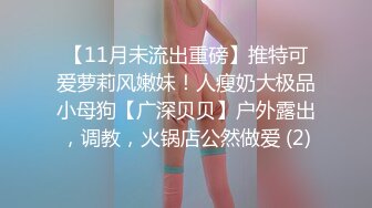 【11月未流出重磅】推特可爱萝莉风嫩妹！人瘦奶大极品小母狗【广深贝贝】户外露出，调教，火锅店公然做爱 (2)