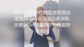 [MP4/ 628M] 钻石泄密流出发型师tony哥酒店玩弄学院派美女SM情趣内衣狗绳套脖子啪啪