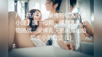 户外挑战天花板推特红人【查小理】旗下母狗，裸舞乳头坠物挑战，全裸乳夹男厕露出给陌生小哥口交 (1)