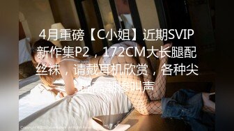 4月重磅【C小姐】近期SVIP新作集P2，172CM大长腿配丝袜，请戴耳机欣赏，各种尖锐高潮惨叫声