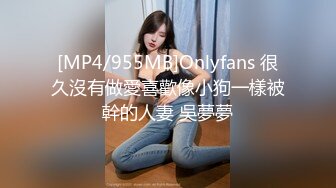 [MP4/955MB]Onlyfans 很久沒有做愛喜歡像小狗一樣被幹的人妻 吳夢夢